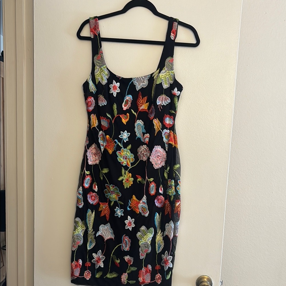 Colorful Embroidered Dress